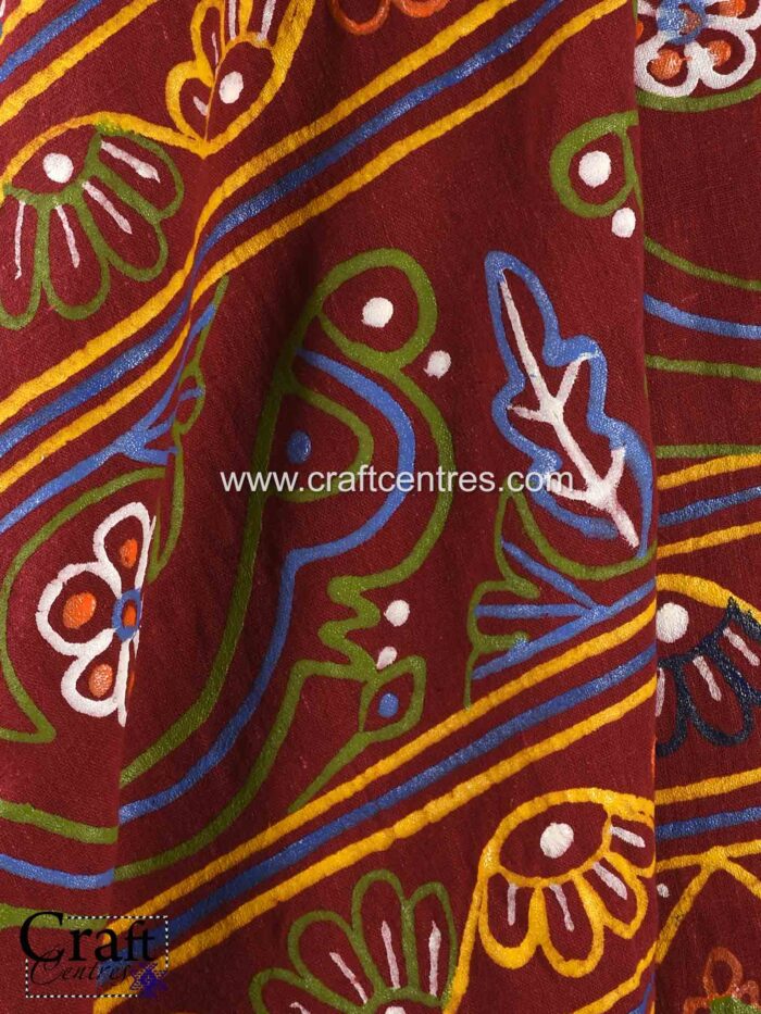 gujarat rogan art saree