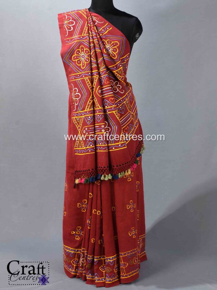 madhapar rogan art saree