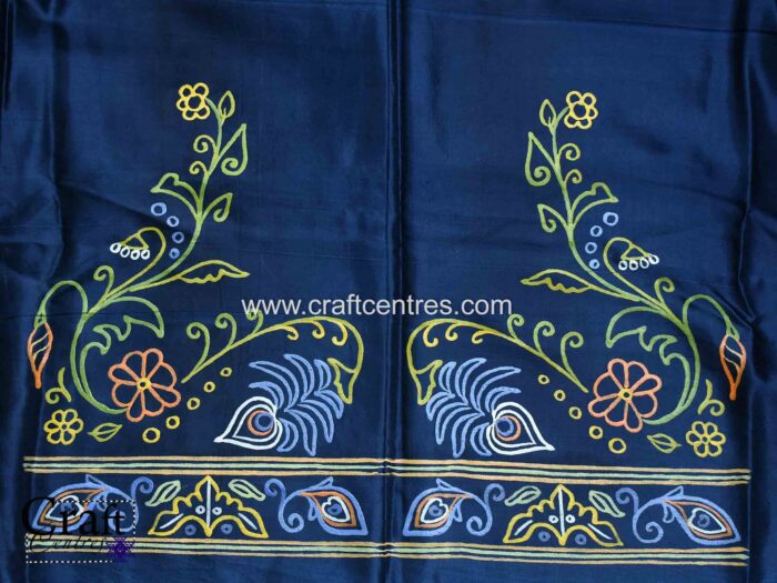 traditional roggan art blouse piece for saree and lehenga