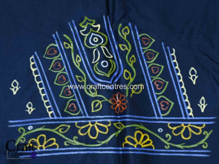 Rogan silk painting from kutch by ashish kansara making blouse