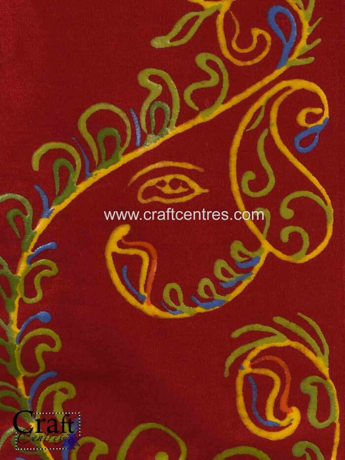 Fire Flower Rogan painting Handbag For Women by Ashish Kansara Madhapar