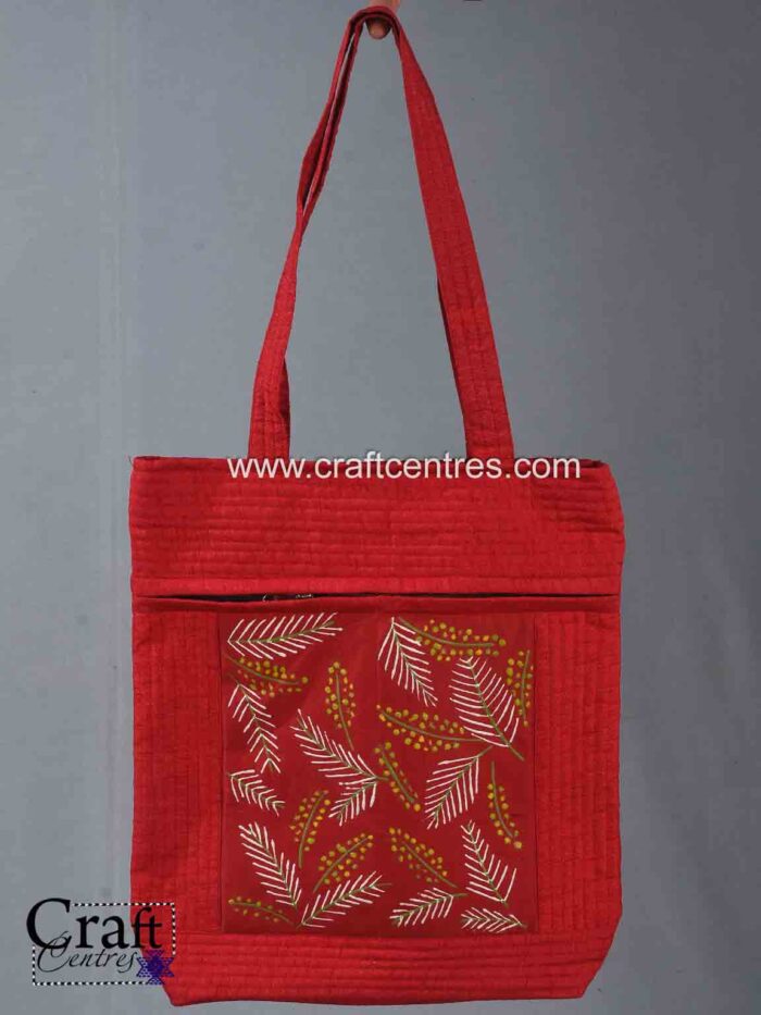 Colour Of Life Kutch Rogan Art Handbag For Women by Ashish Kansara