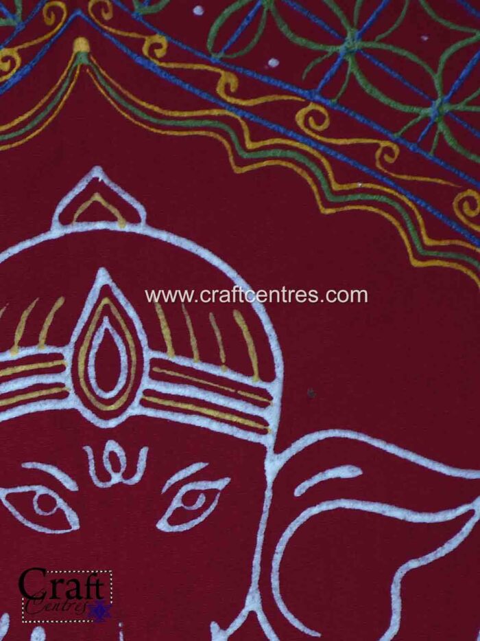 Shree Ganesh Rogan painting Wall Piece by Ashish Kansara from Madhapar. wall hanging