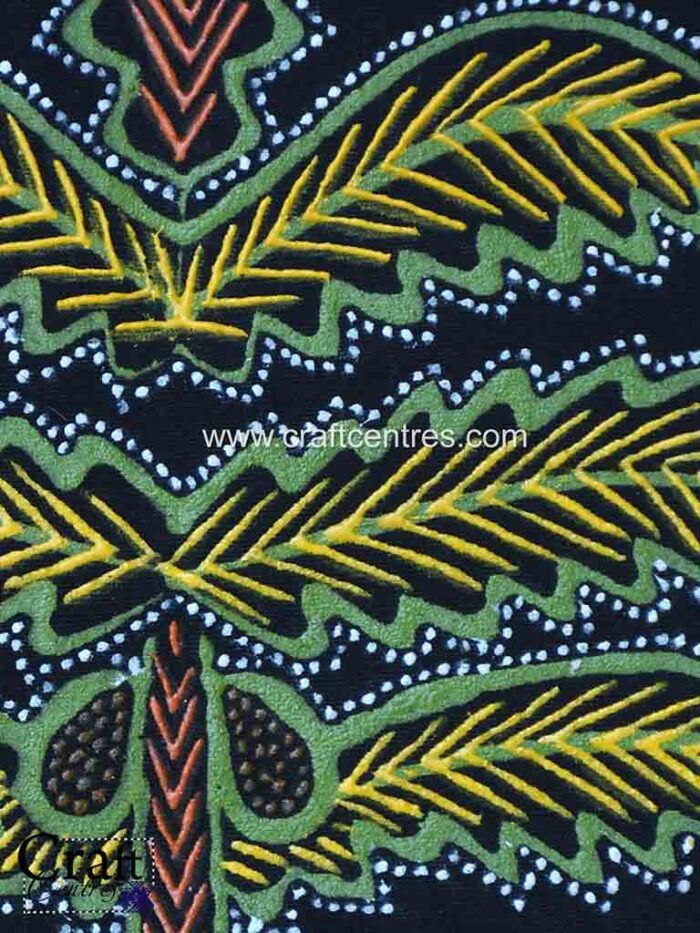 Coconut Tree of Life Rogan Art Painting Kutch by Ashish Kansara from Madhapar
