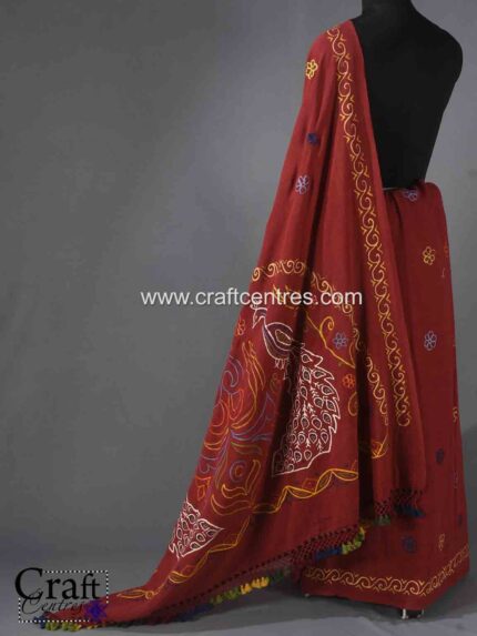 Limited Edition Peacock Rogan Art Saree