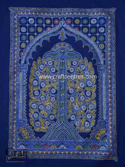 Gujarat Tree of Life Rogan Painting ra114