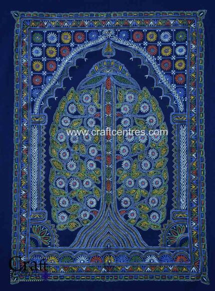 Dholavira Rogan Art Tree of Life Wall Hanging