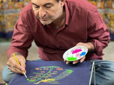 Varnika Rogan painting