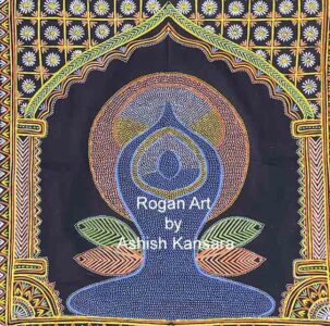Ashish Kansara Prepares Yoga Day Logo from Rogan Art