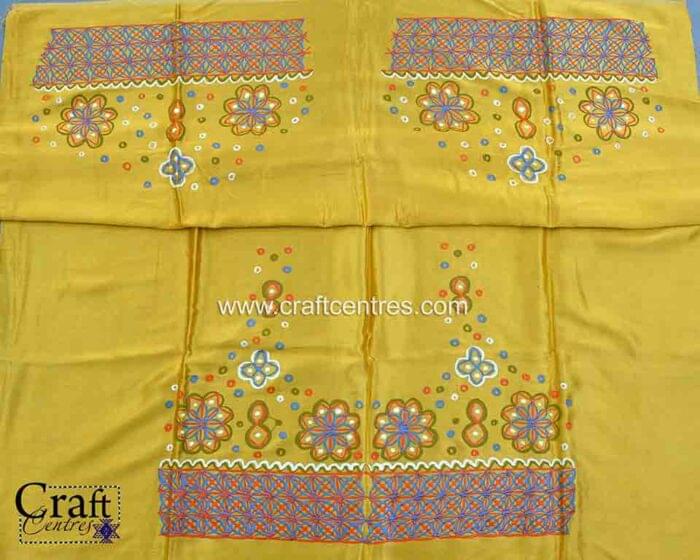 Kutchi art Rogan painting blouse piece