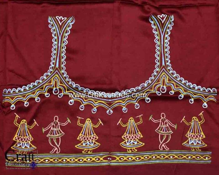 Madhapar Rogan Art Blouse Piece
