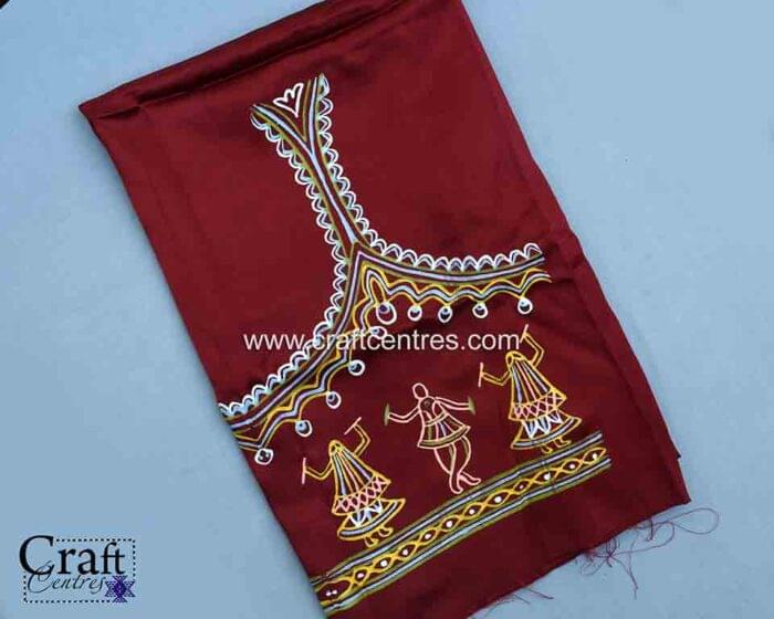 Madhapar Rogan art blouse piece